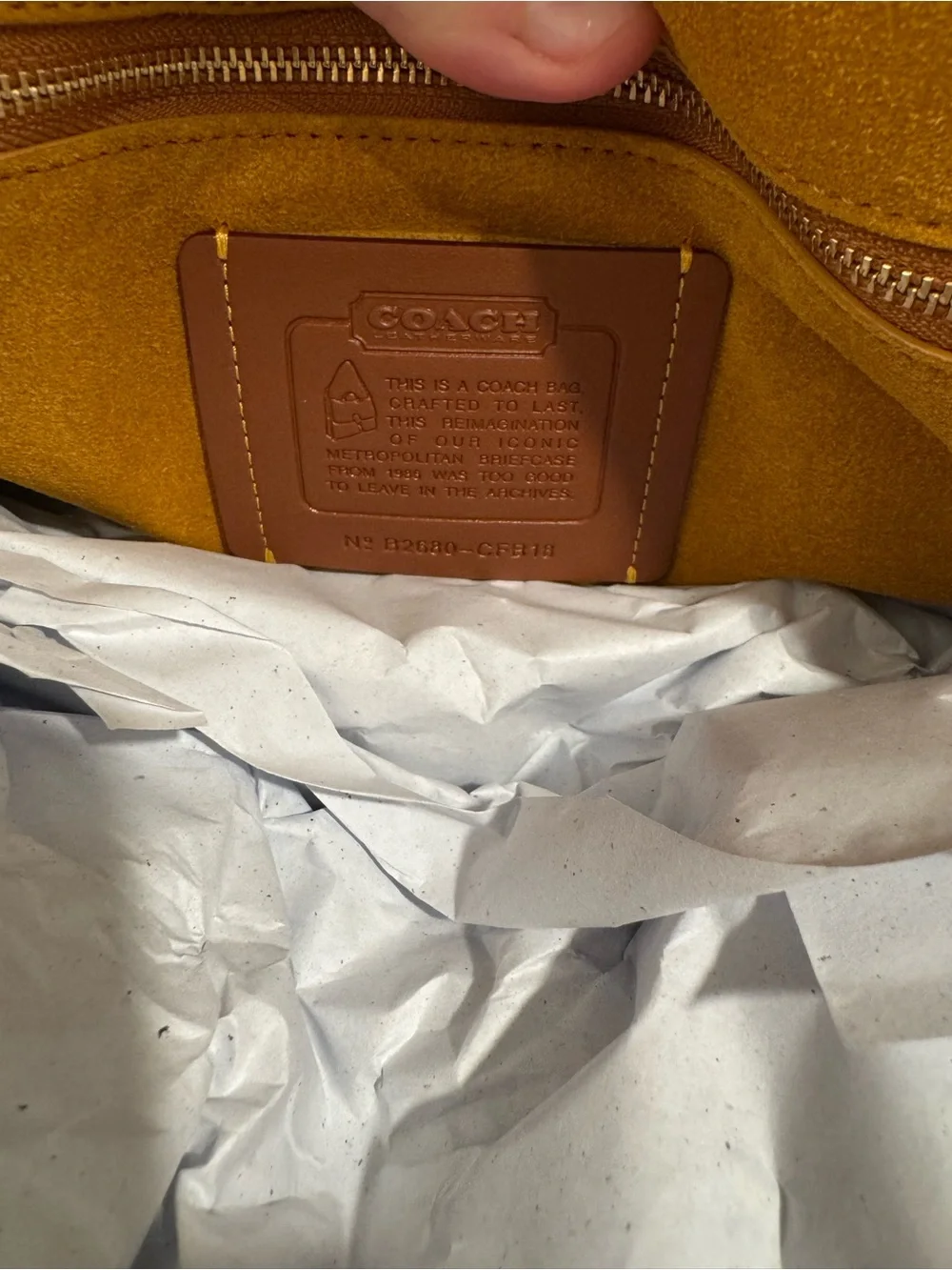 NWT Coach Metropolitan Messenger Bag